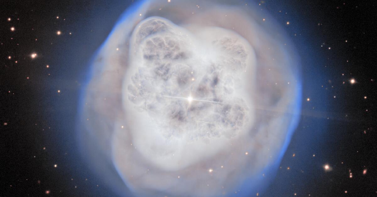 Une étoile mourante ressemble à une boule de cristal qui explose dans un nouveau phototélescope