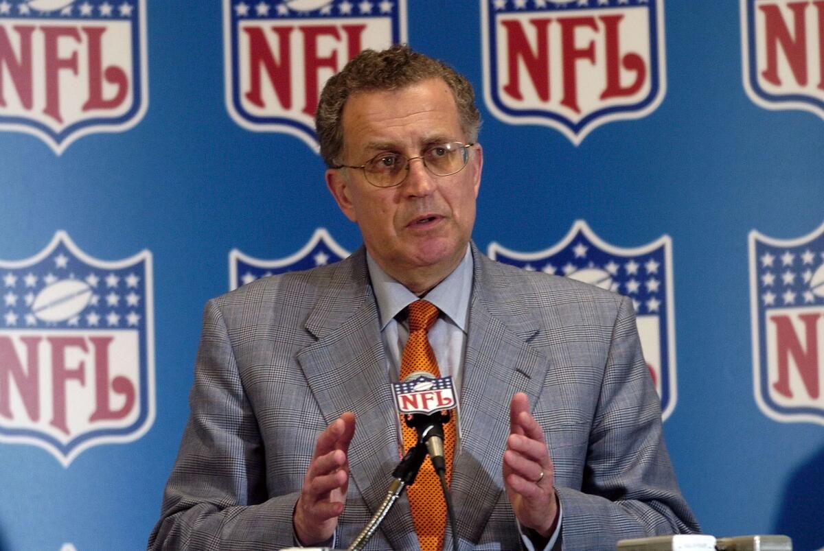 Former NFL Commissioner Paul Tagliabue has made the Pro Football Hall of Fame.