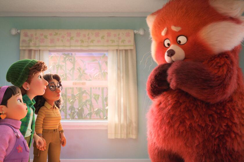 Una escena de la película animada “Turning Red”, que estará disponible en Disney+.