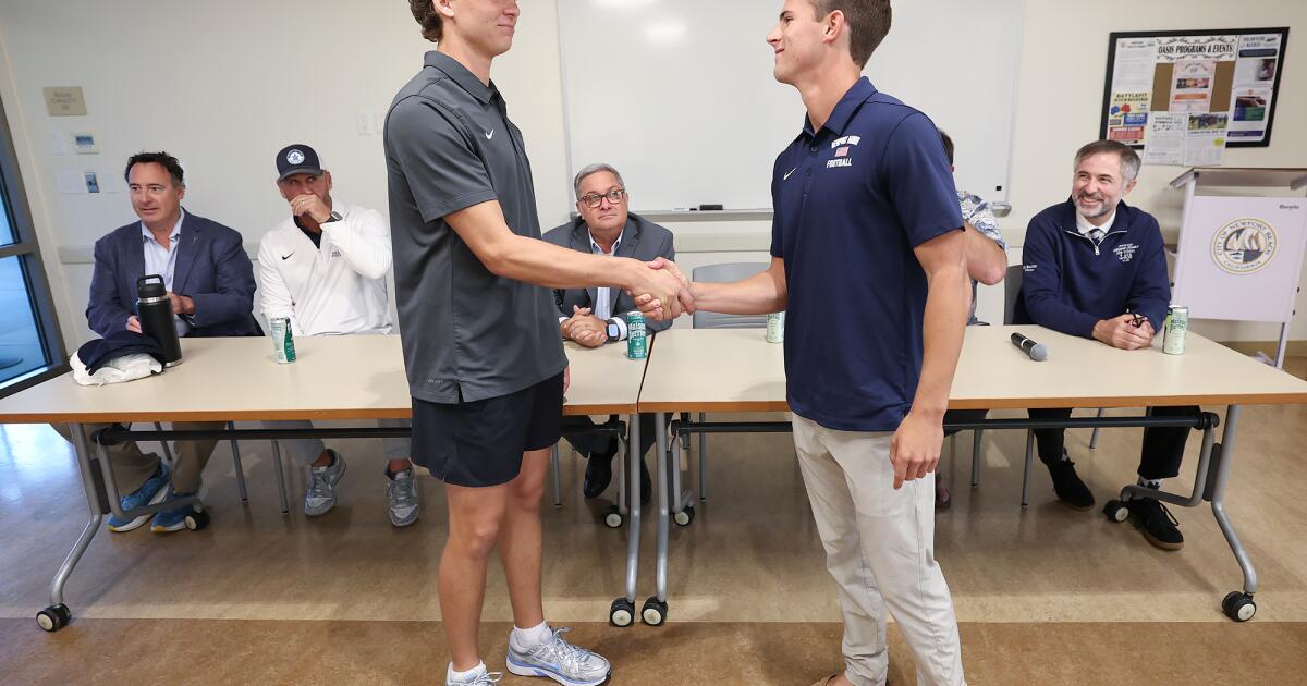 Corona del Mar, Newport Harbor football teams eager to play Battle of the Bay