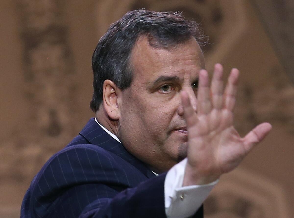 At the Conservative Political Action Conference in National Harbor, Md., on Thursday, New Jersey Gov. Chris Christie was among the GOP stars who came to woo conservative activists on the first day of the three-day event. Some opened their speeches with jokes; others got right down to business.