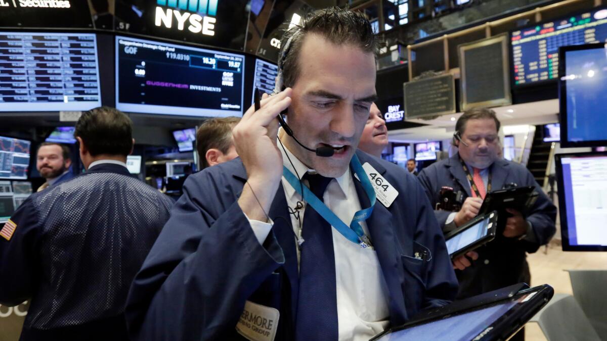 The floor of the New York Stock Exchange.