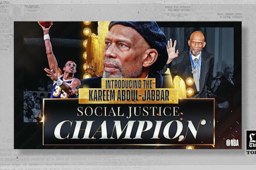 NBA social justice award