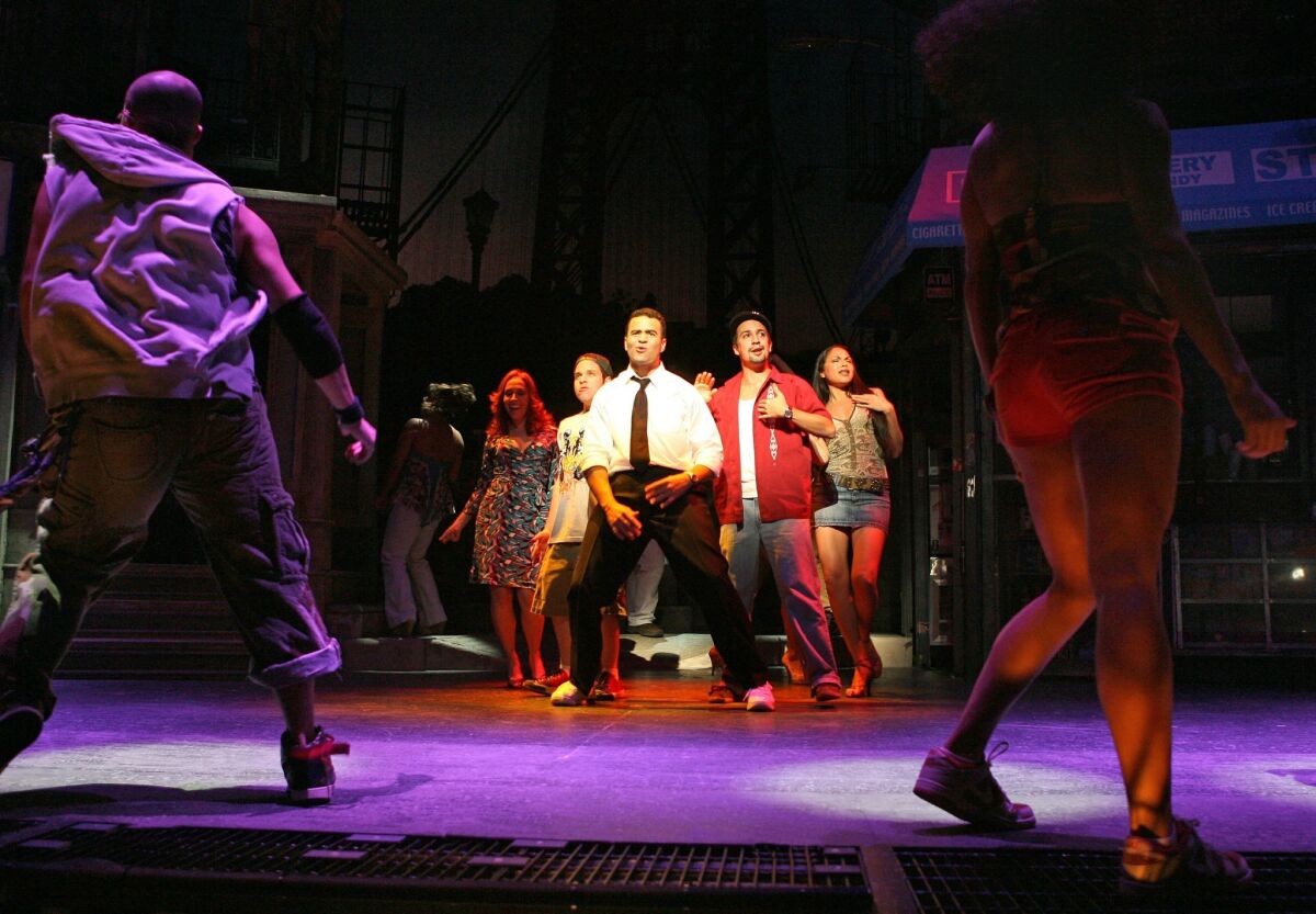 A scene from the Broadway production of "In the Heights."