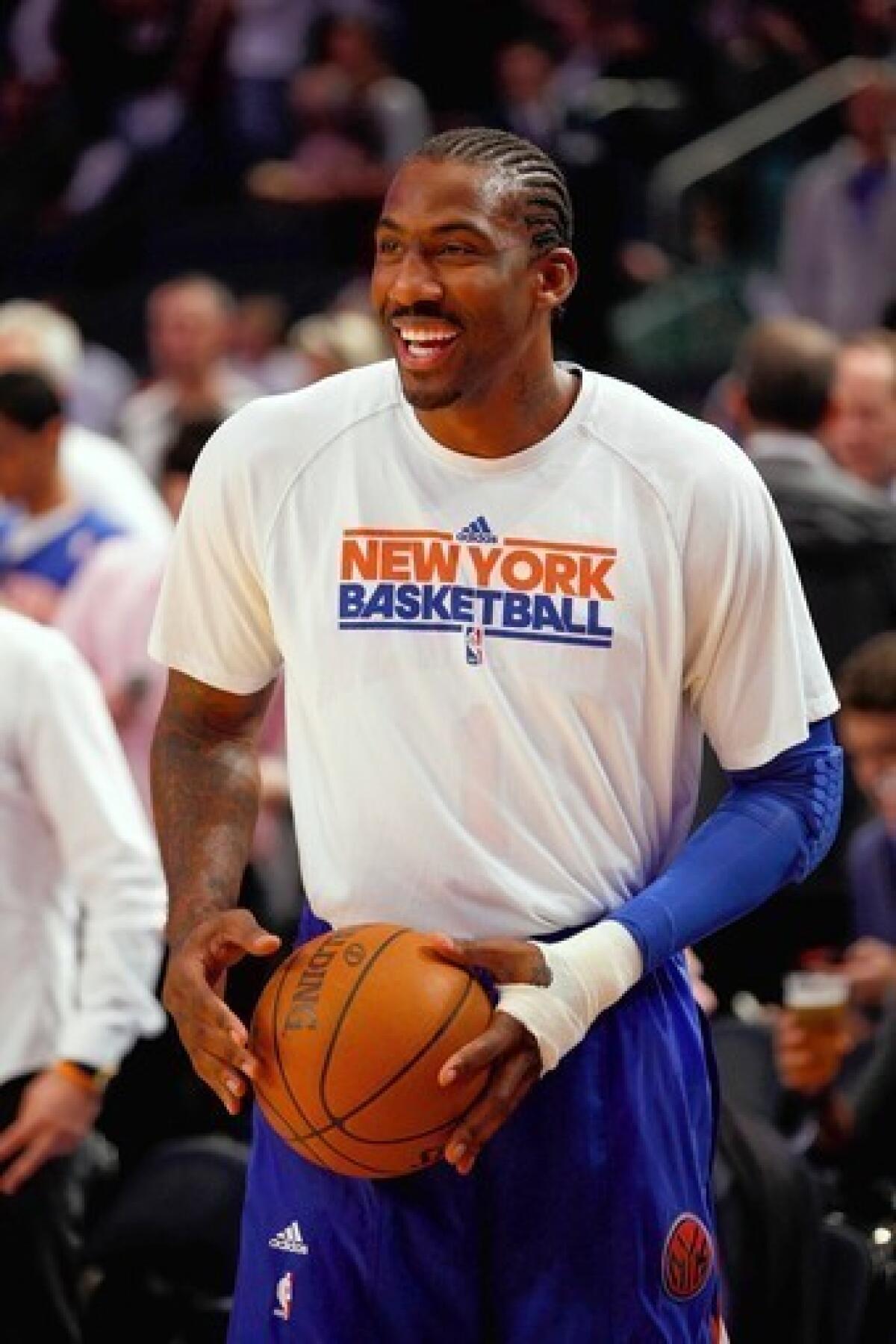 Amar'e Stoudemire of the New York Knicks.