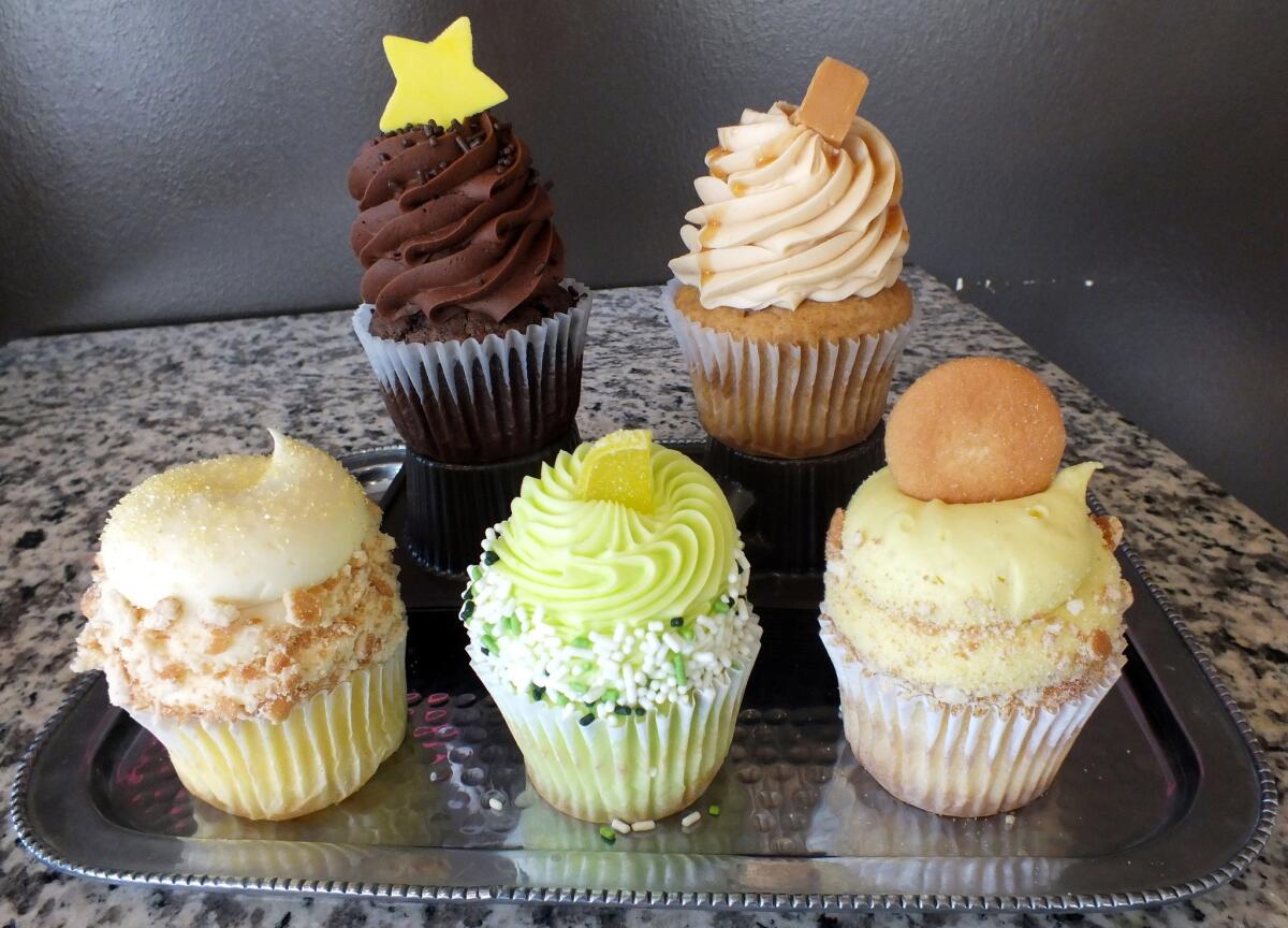 Creative cupcakes, such as these colorful concoctions from Gigi's, the sponsoring bakery, will be judged during a bake-off in Las Vegas on Sunday.