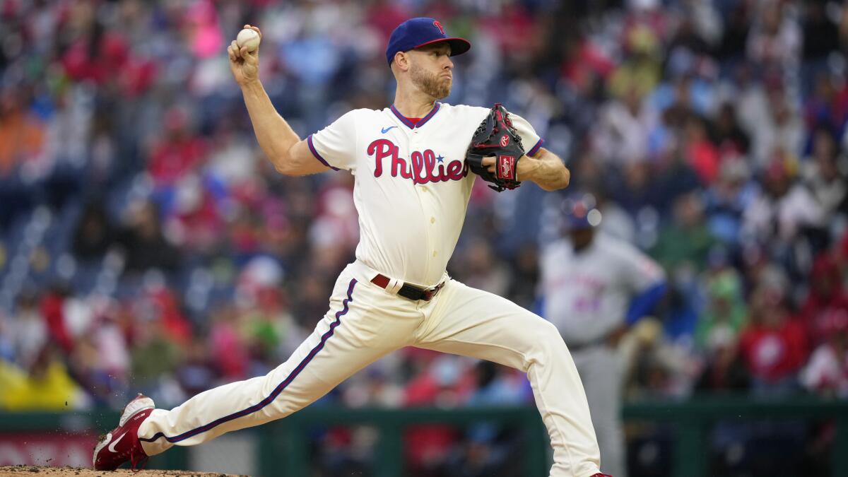 MLB Philadelphia Phillies (Zack Wheeler) Men's Replica Baseball Jersey.