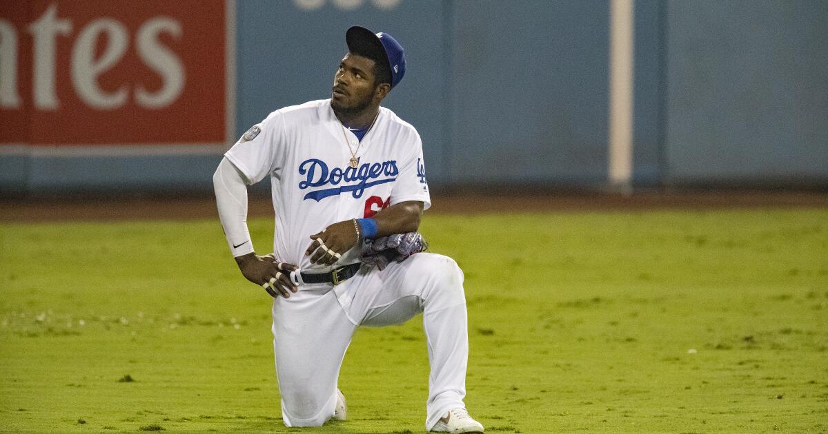 Yasiel Puig of Los Angeles Dodgers suspended two games, fined - ESPN