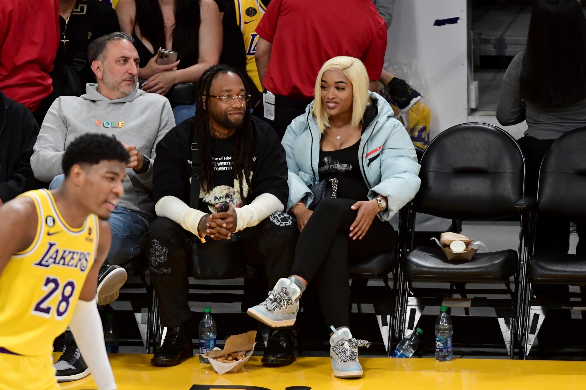 Ty Dolla Sign attends Game 4 of the 2023 NBA Playoffs Western Conference Finals.
