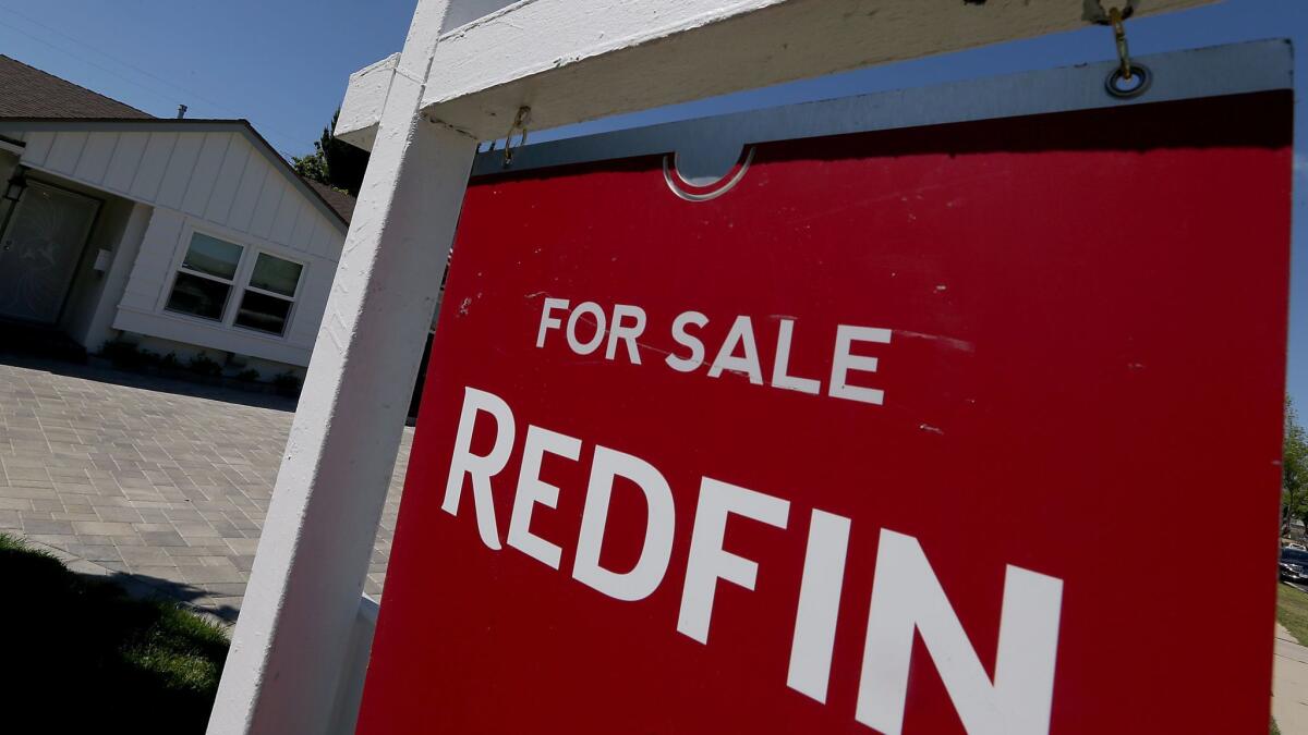 A three-bedroom, two-bathroom house in Canoga Park listed by Redfin for sale in April.