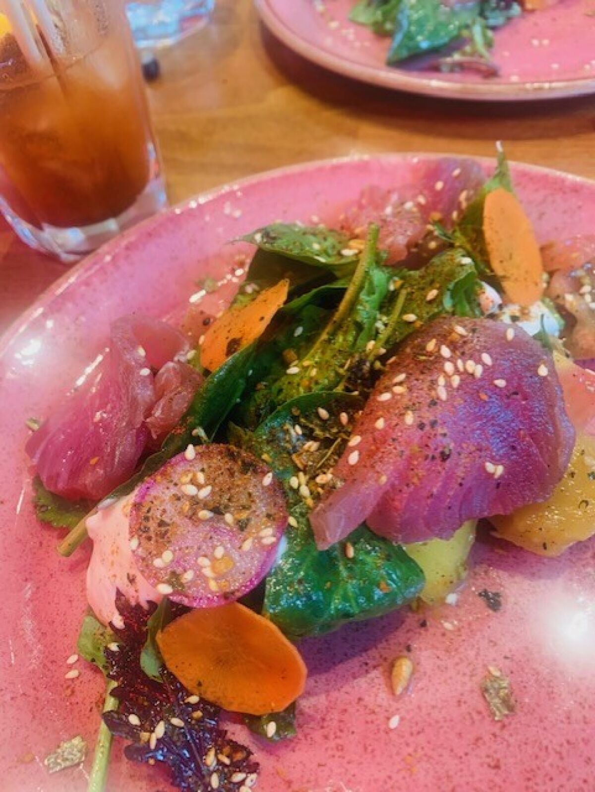 Parakeet Cafe, Ahi and Heirloom Salad