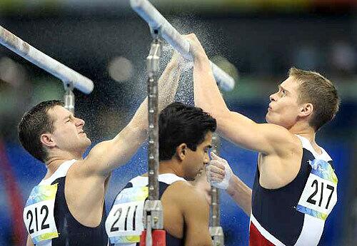 Parallel bars preparation