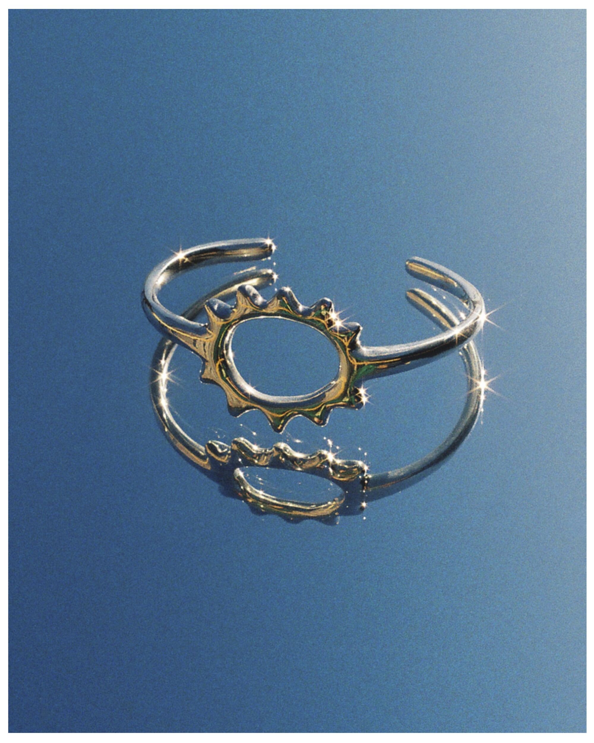 Silver sun cuff from California Dirt