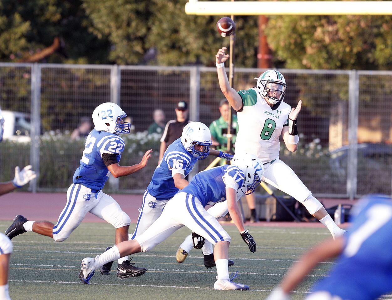 Photo Gallery: Burbank football season opener in non-league game against Monrovia