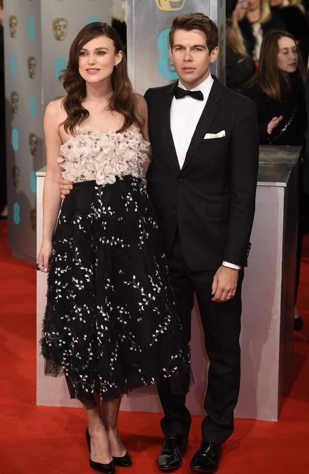 British actress Keira Knightley and husband