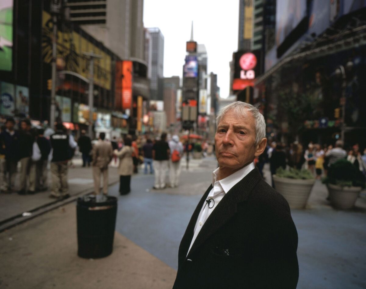 Robert Durst, arrested on suspicion of murder just before the documentary finale about him aired.