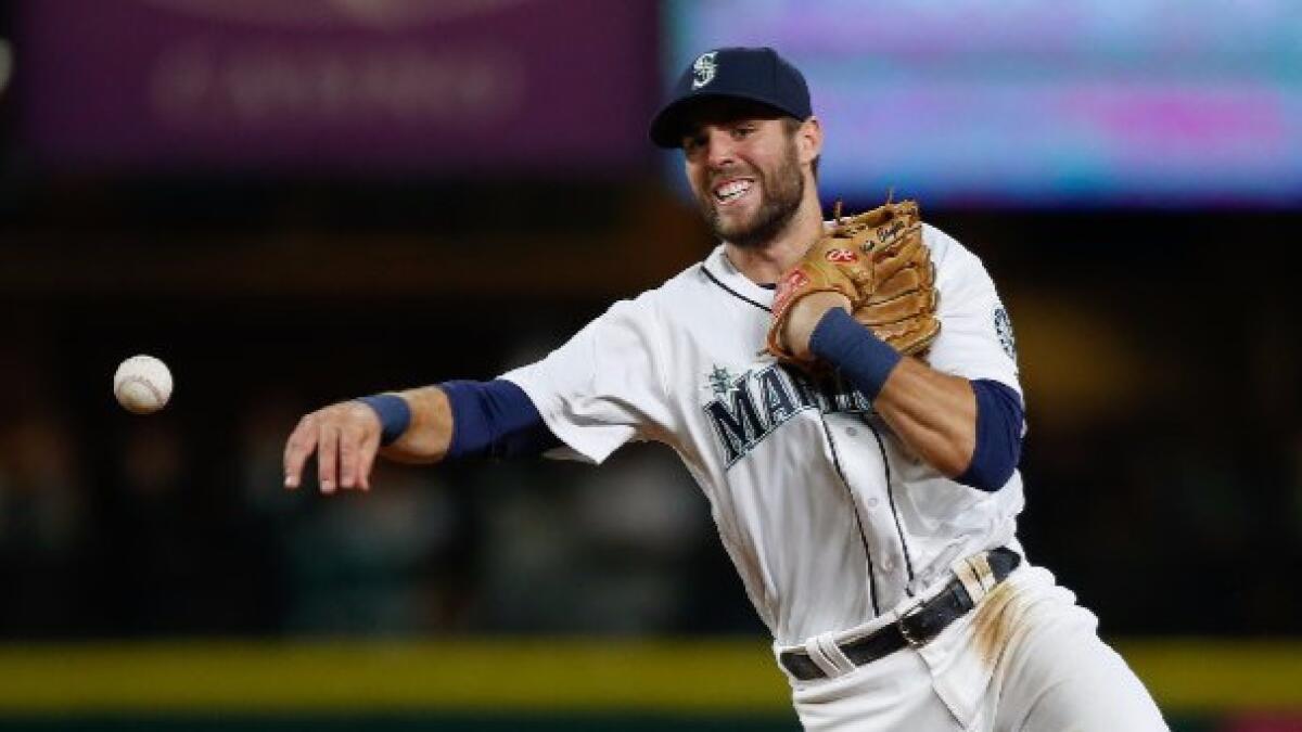 The Dodgers acquired infielder Chris Taylor from the Mariners last week via trade.