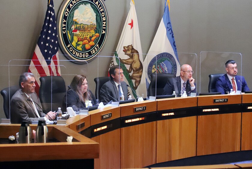 The Anaheim City Council