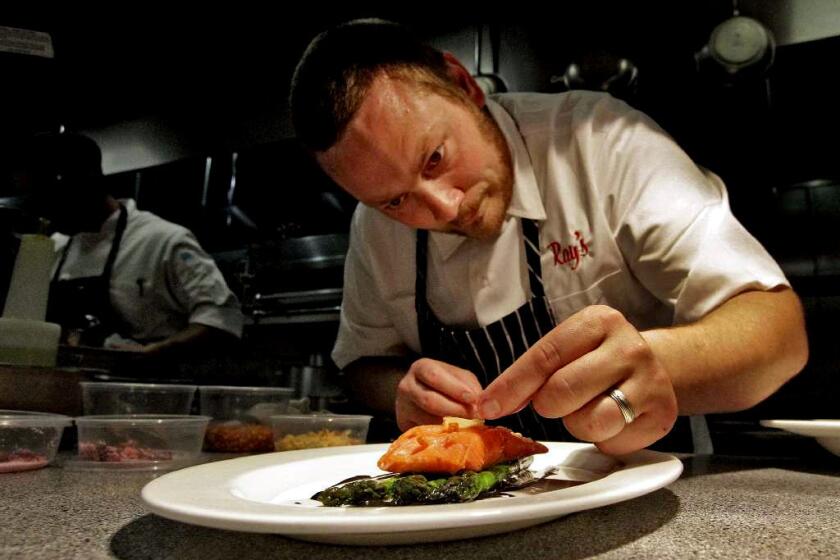 Kris Morningstar, chef at Ray's and Stark Bar, will celebrate the restaurant's two-year anniversary with paella on March 5.