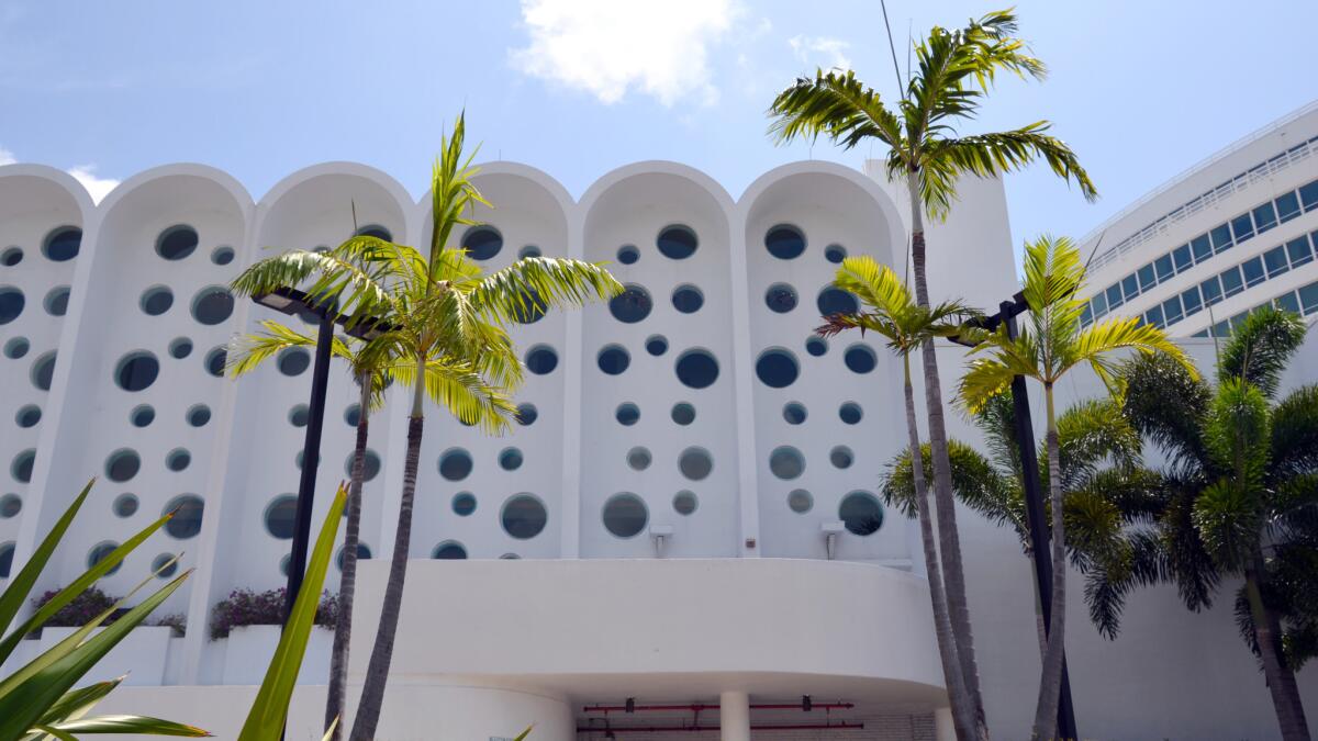 Exterior of Fontainebleau Miami Beach