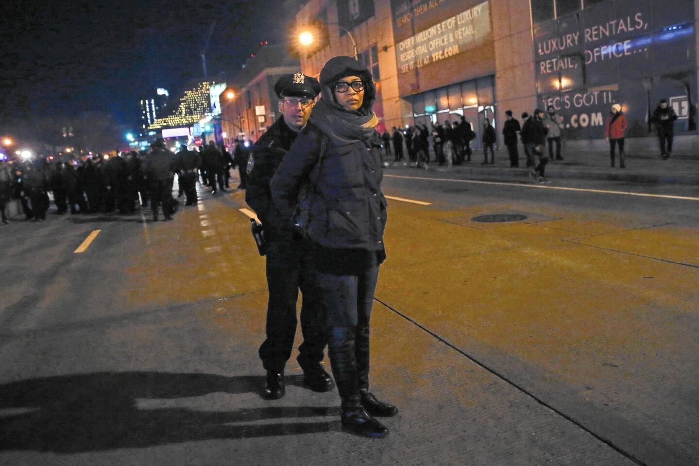NYC protestors in Eric Garner case