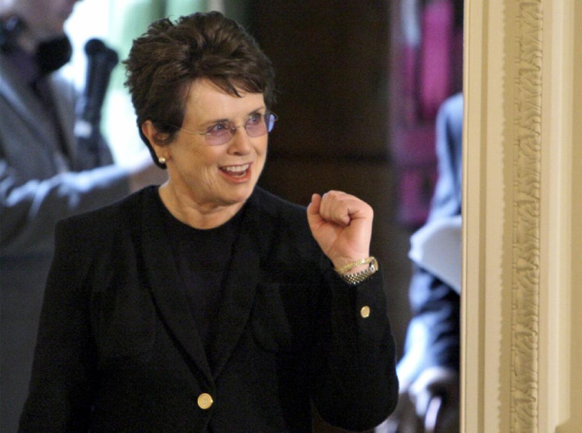 Billie Jean King is part of the official U.S. delegation to the 2014 Winter Olympics in Sochi, Russia.