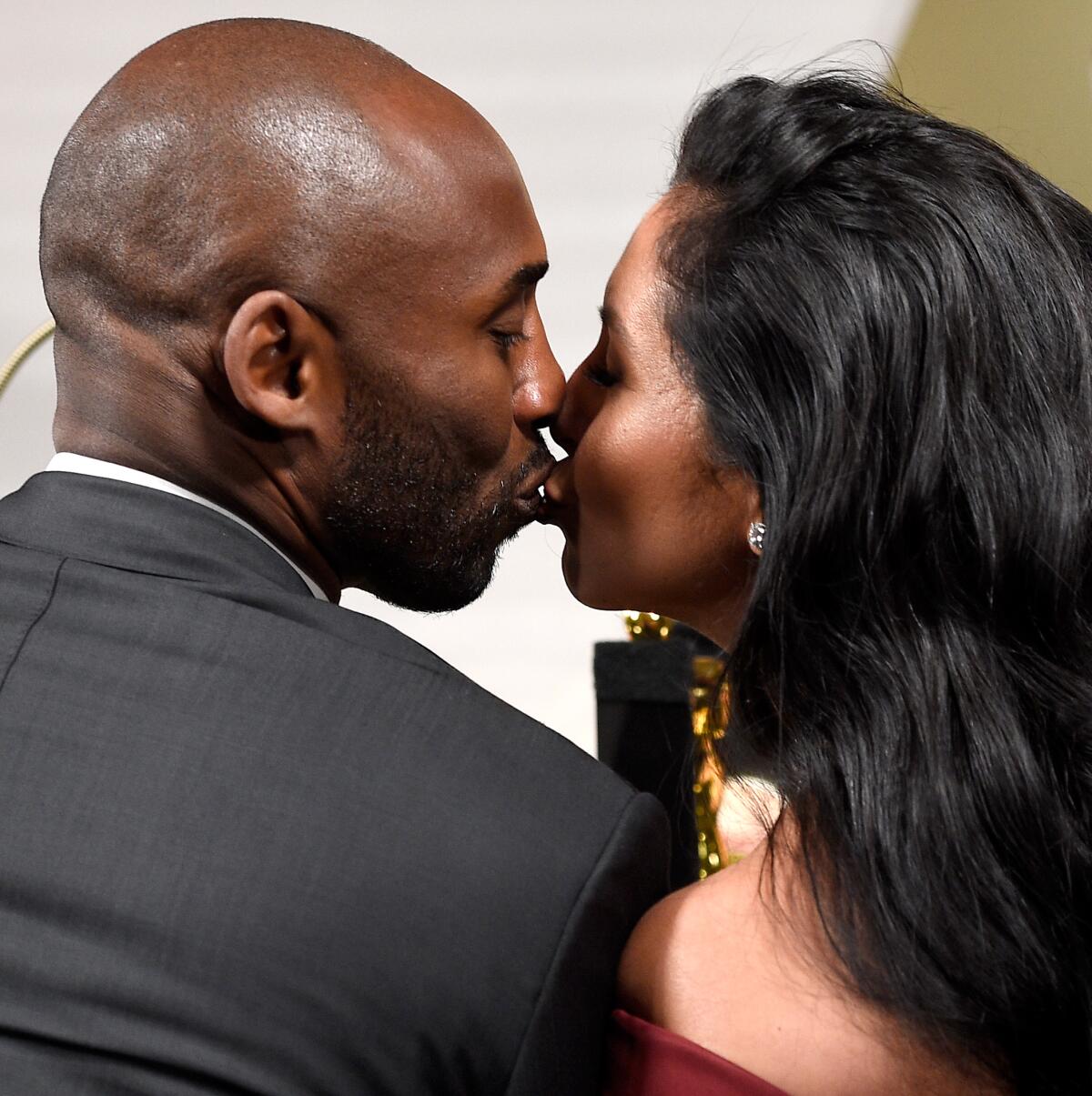 Kobe and Vanessa Laine Bryant attend the 2018 Academy Awards Governors Ball.