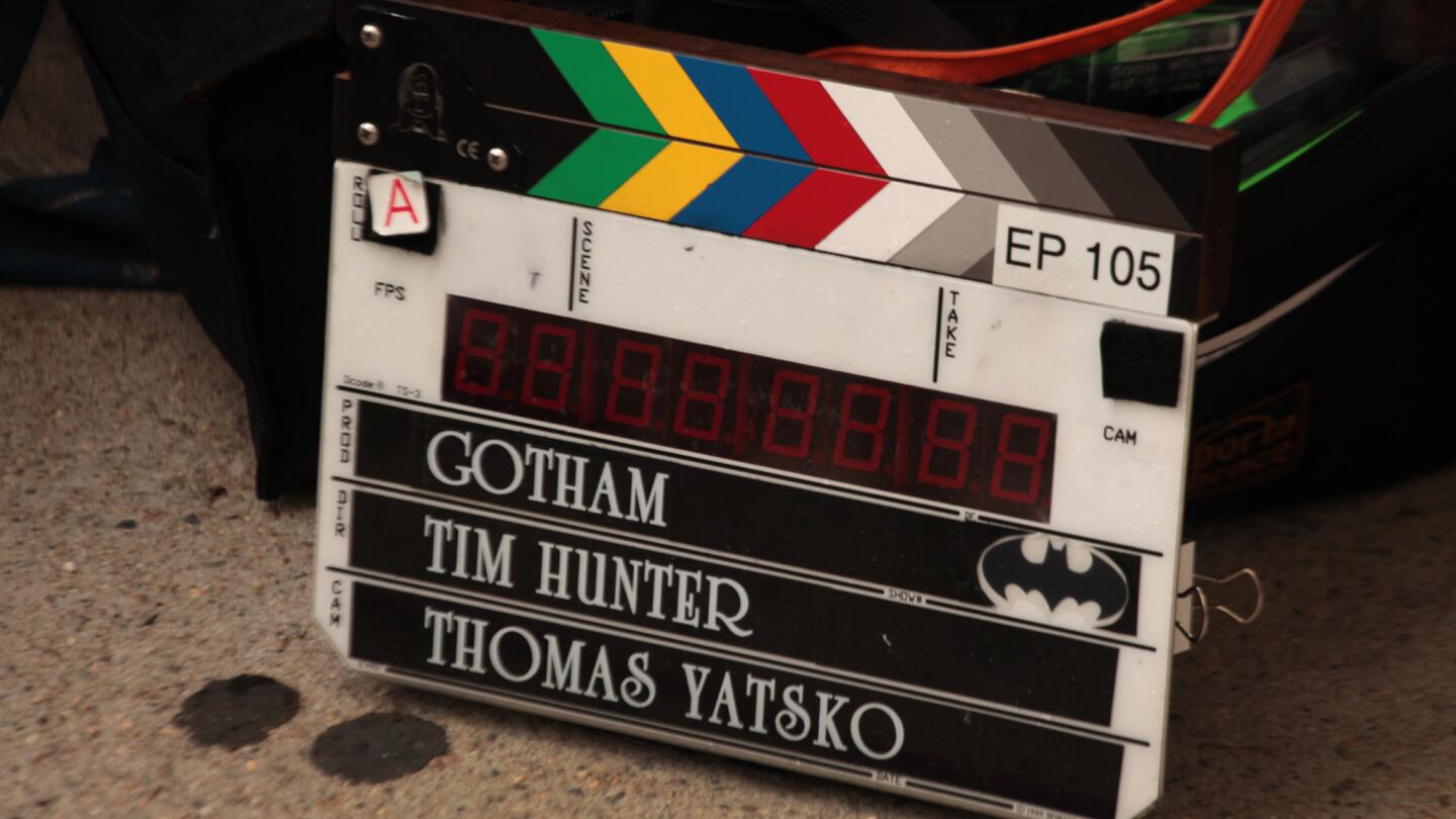 On the set of "Gotham," a new TV series that begins before Bruce Wayne is Batman.