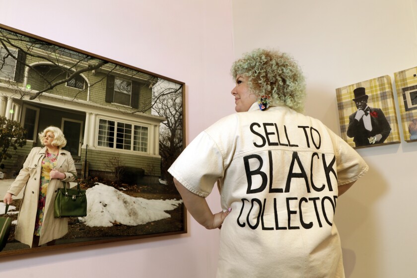 Artist Genevieve Gaignard has her work on view at Frieze Los Angeles.