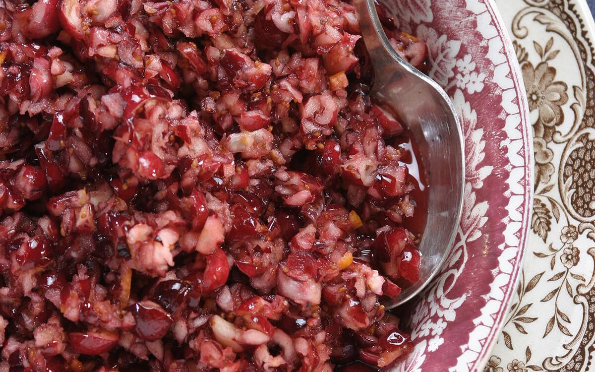 Cranberry-tangerine relish