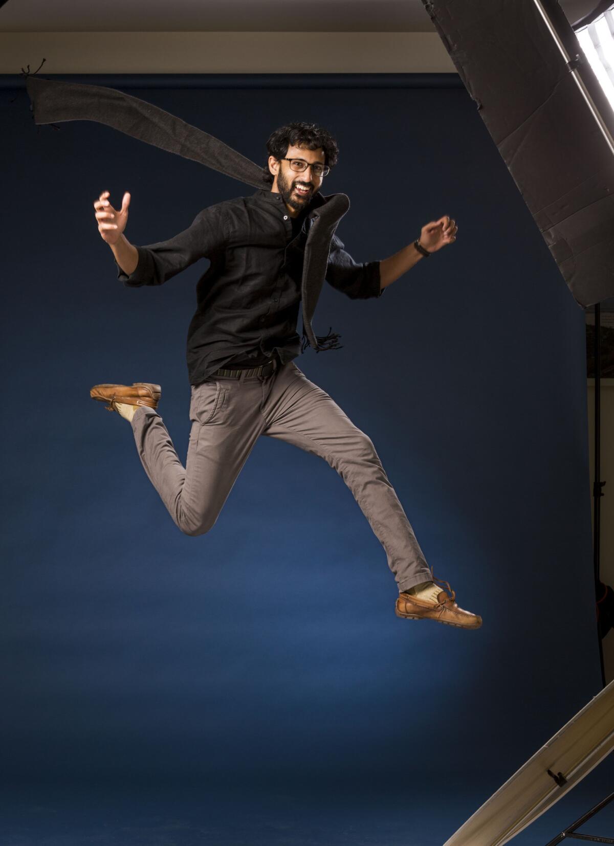 India's Raam Reddy, director of "Thithi," is shown at the Palm Springs International Film Festival.