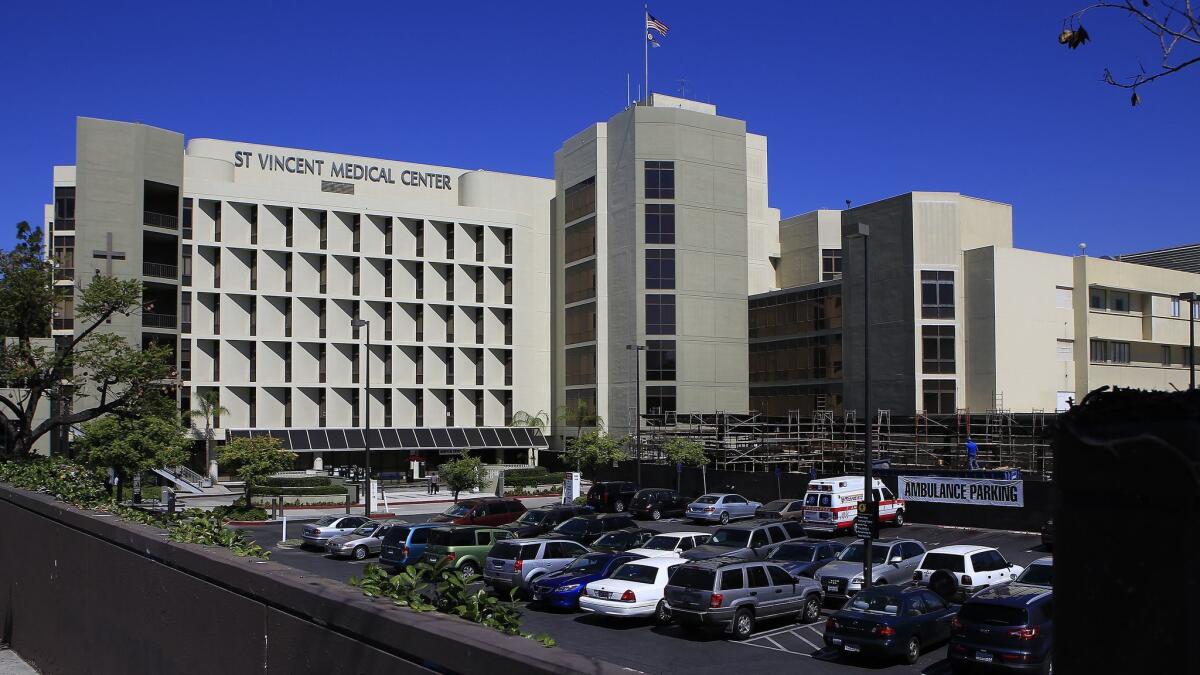 St. Vincent Medical Center in Los Angeles is one of the six former Daughters of Charity hospitals being sold out of bankruptcy by Verity Health System.