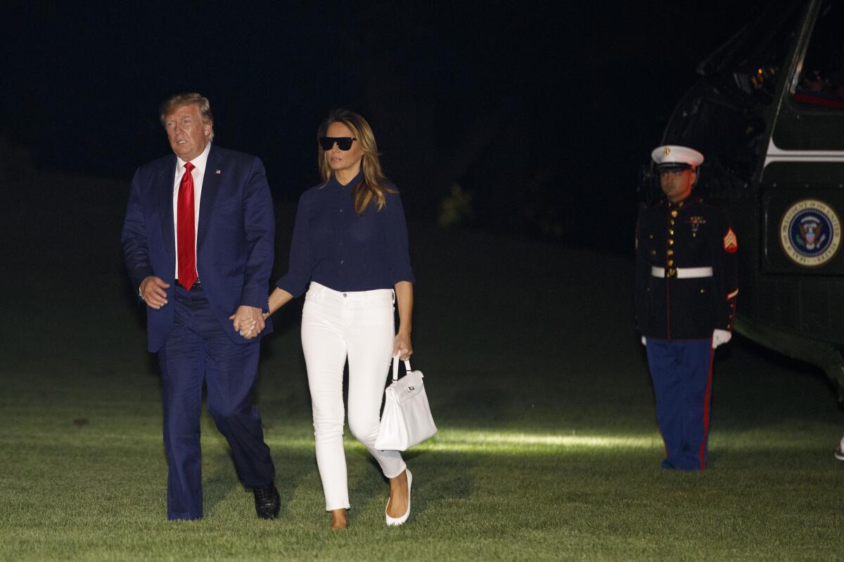 President Trump and First Lady Melania Trump