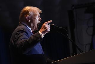 FILE - Republican presidential candidate former President Donald Trump speaks at a primary election night party at the South Carolina State Fairgrounds in Columbia, S.C., Saturday, Feb. 24, 2024. The arrest of a Venezuelan man who entered the U.S. illegally for the murder of a 22-year-old nursing student in Georgia has triggered fiery reactions from Donald Trump and his allies. Trump blamed President Joe Biden and his immigration policies for the fatal beating of 22-year-old Laken Riley while on her morning run. (AP Photo/Andrew Harnik, File)