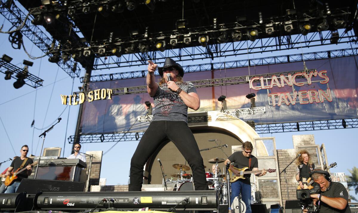 Trace Adkins performs at the Stagecoach Country Music Festival at the Indio Polo Fields on April 26, 2013.