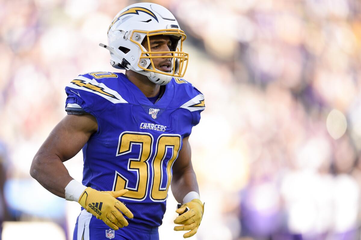 Austin Ekeler, a former undrafted rookie, is now the Chargers’ undisputed No. 1 running back.