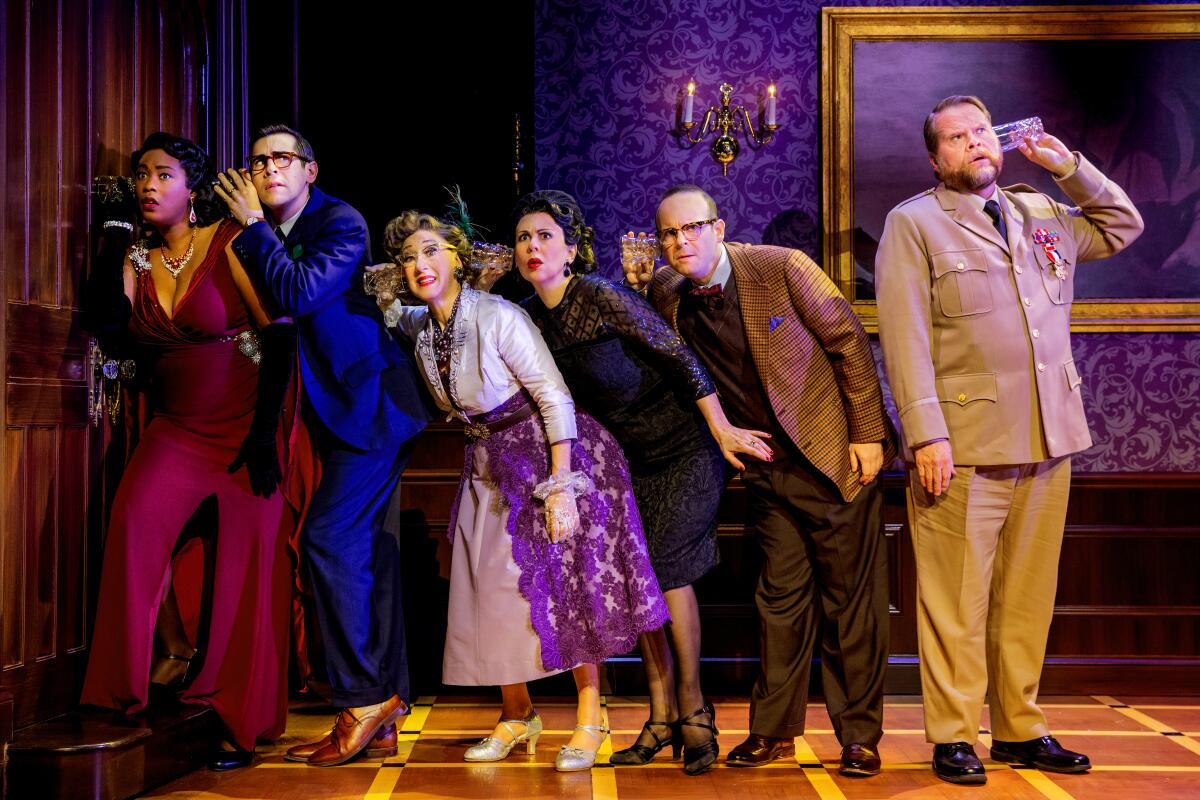 Review: 'Clue' at the Ahmanson is mindless fun - Los Angeles Times Review: 'Clue' at the Ahmanson is mindless fun - Los Angeles Times