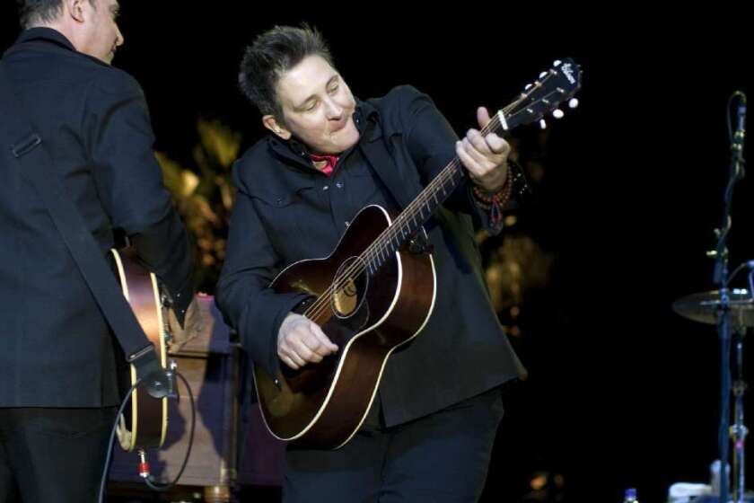 Singer k.d. lang performing at the Stagecoach Festival in 2011.