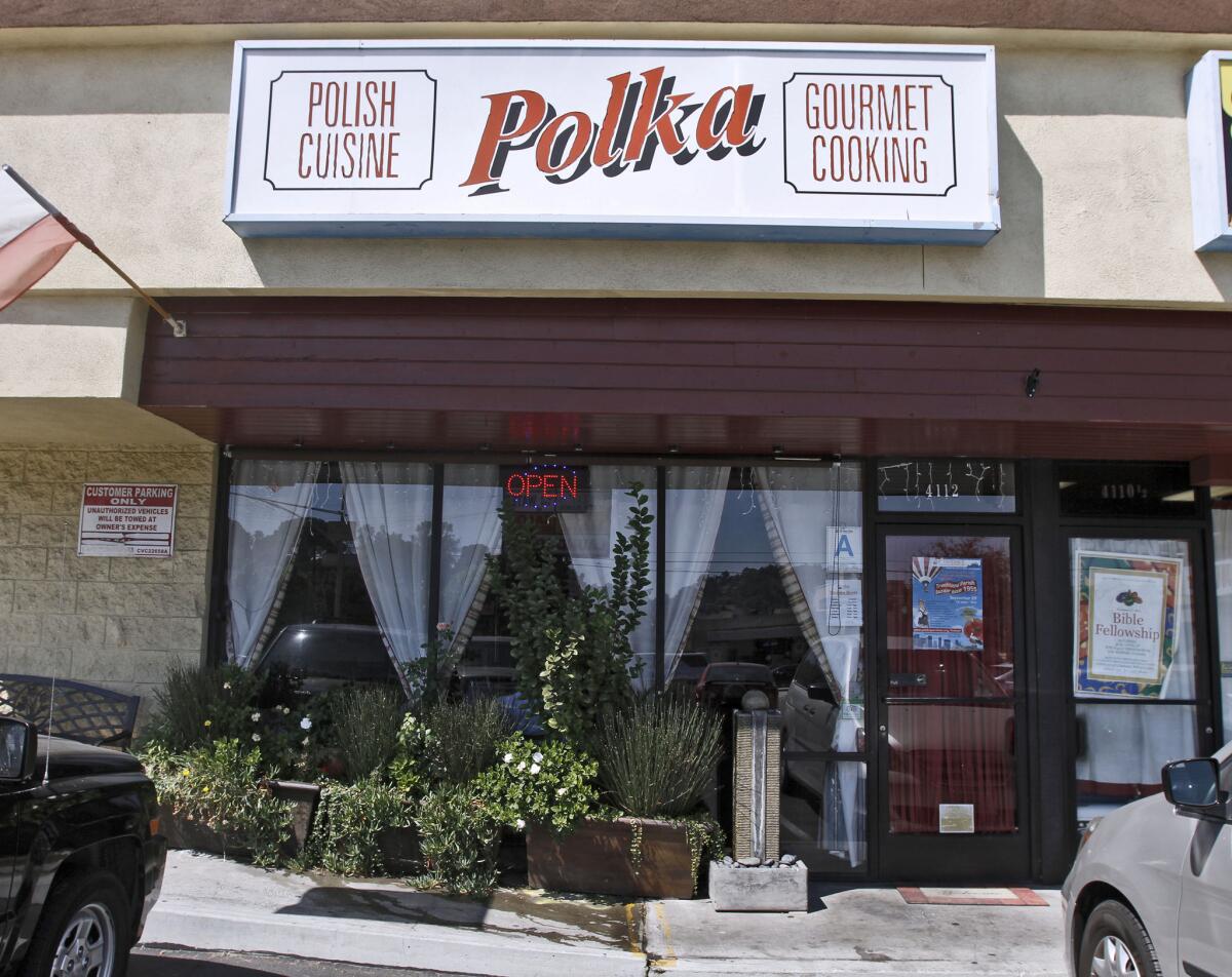 Polka Polish Cuisine is at 4112 Verdugo Blvd., Los Angeles, photographed Wednesday, Sept. 12, 2013.