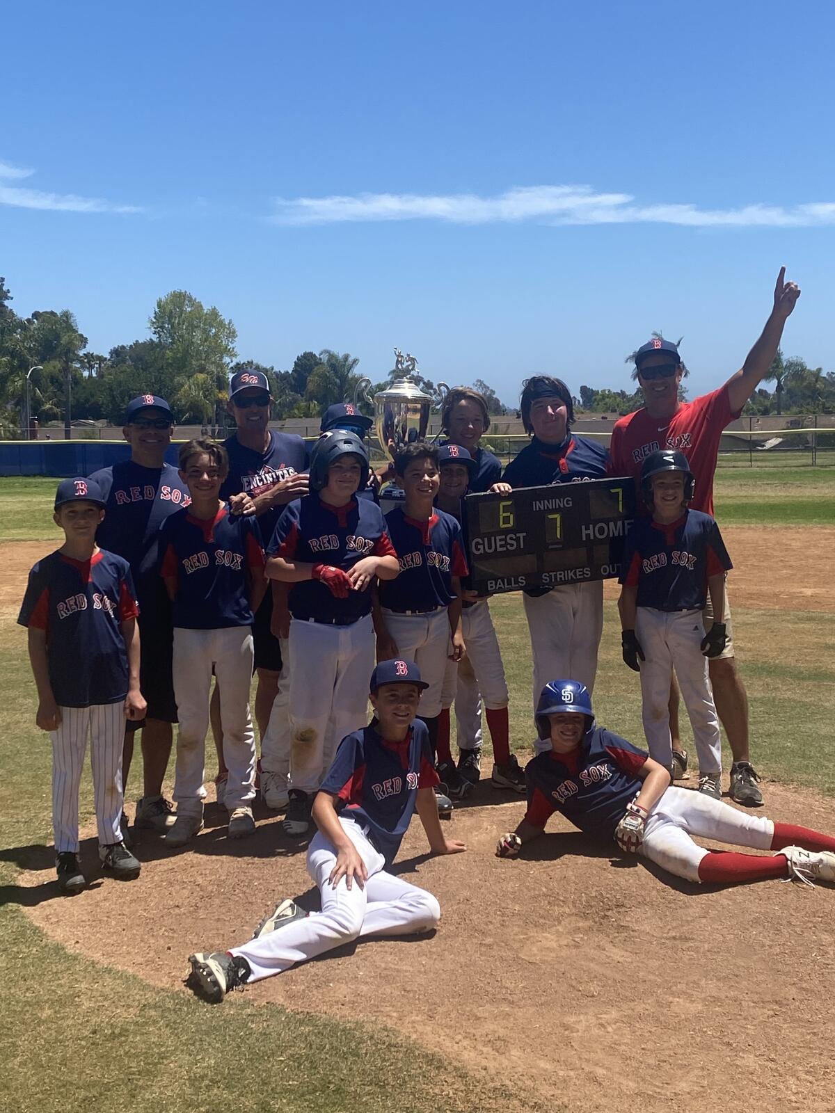 ENLL Red Sox team captures Majors Championship
