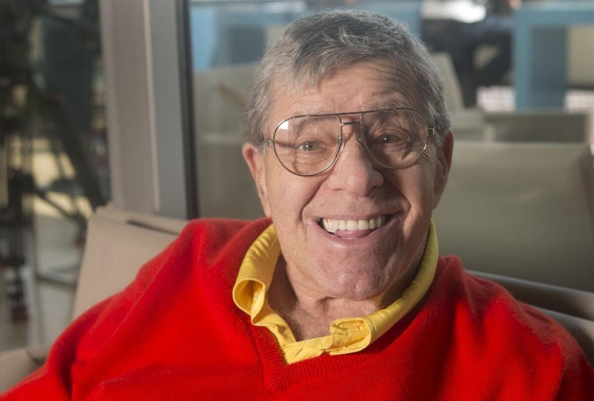 Jerry Lewis, the star of "Max Rose," at the Cannes Film Festival.