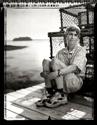 MEMORIES: Joan Benoit Samuelson, the winner of the first women's Olympic marathon in 1984, relaxes at her home in Freeport, Maine. An Achilles' injury kept her out of 2004's U.S. Olympic trials.