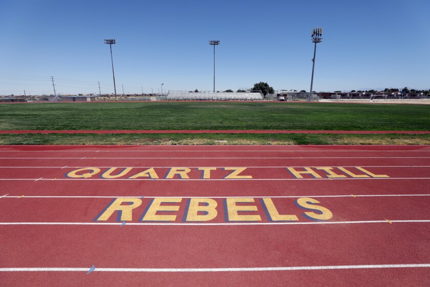Quartz Hill High School in the Antelope Valley is dropping "Rebels" as its mascot.
