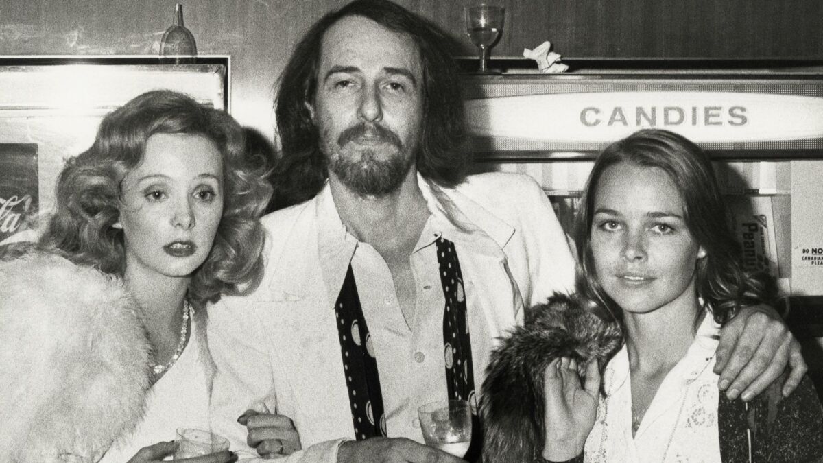 Genevieve Waite, John Phillips and Michelle Phillips in 1973 in New York City.