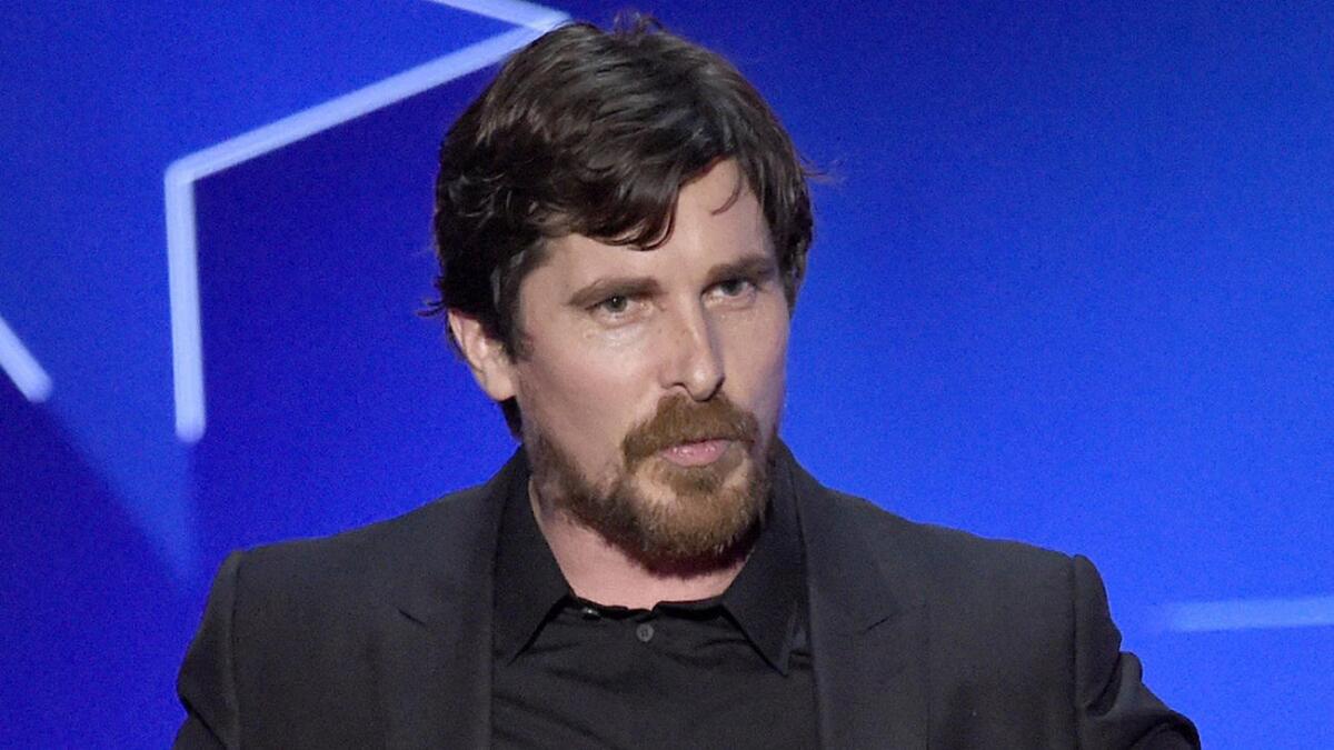 Christian Bale won for best actor in a comedy at the Critics Choice Awards on Jan. 17.