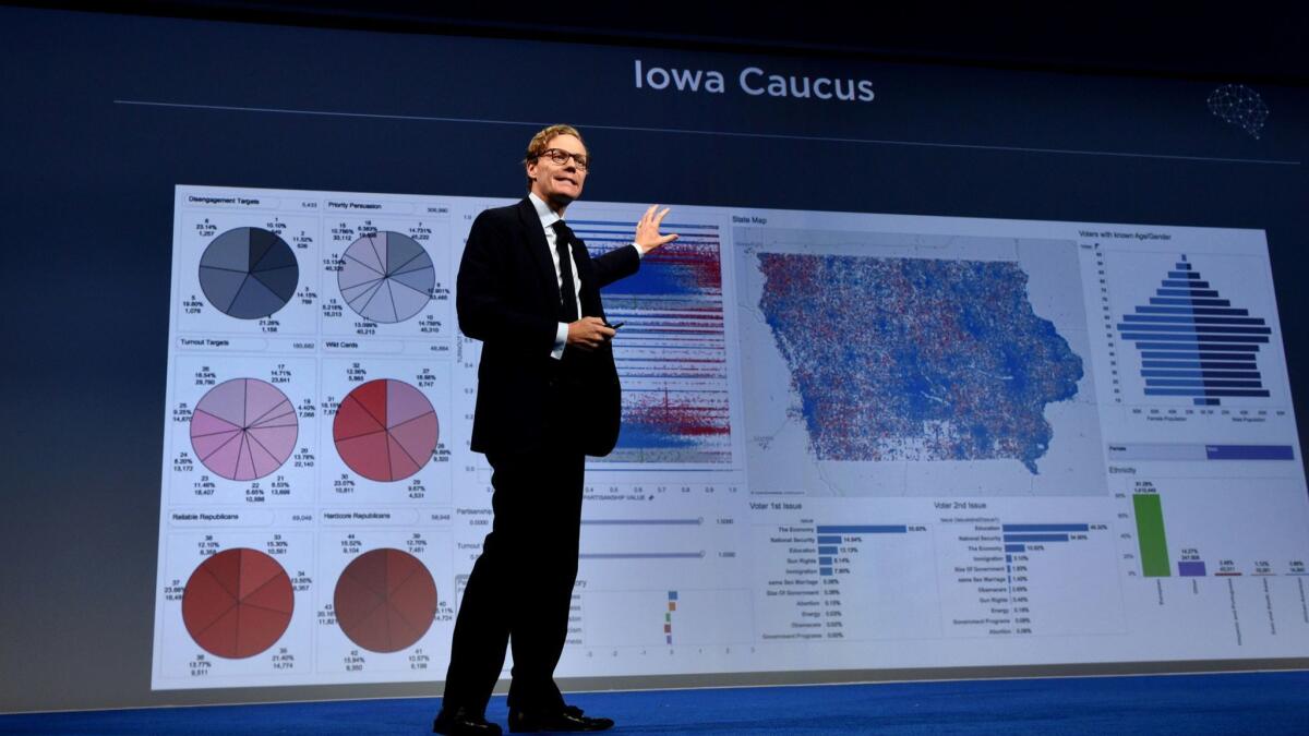 CEO of Cambridge Analytica Alexander Nix speaks at the 2016 Concordia Summit in New York City.