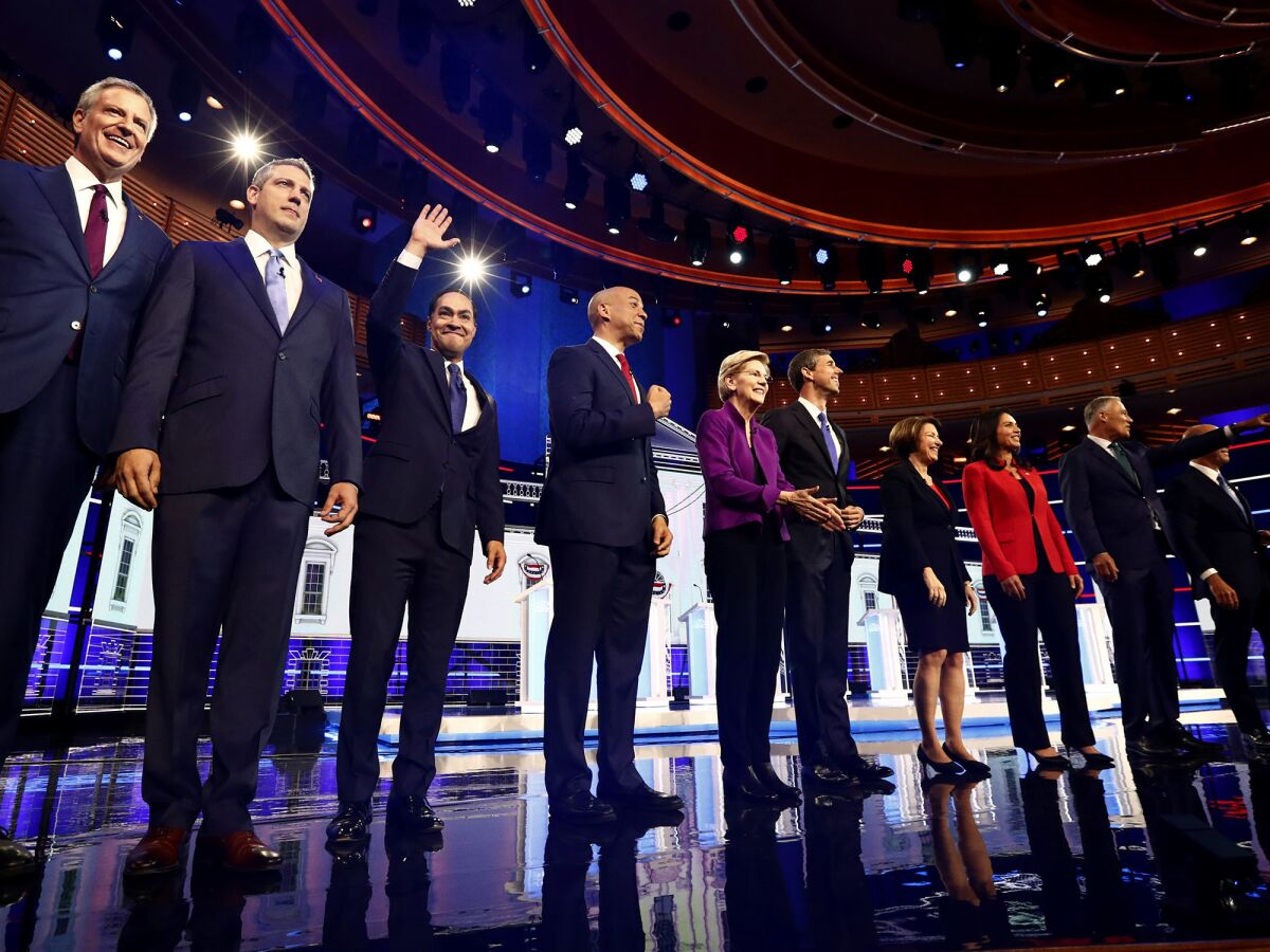 Presidential candidates will take the stage Tuesday and Wednesday nights in Detroit for the second round of 2020 Democratic primary debates.
