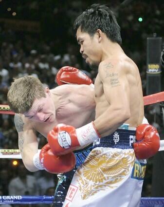 Ricky Hatton clutches