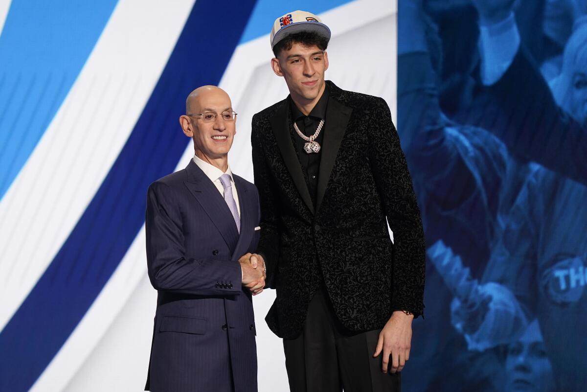 NBA Draft 2022: Chet Holmgren picked by Thunder at No. 2 overall 