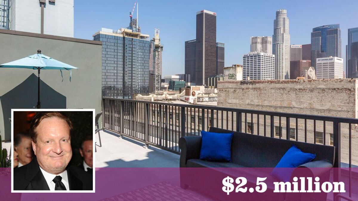 Billionaire investor Ronald Burkle has sold a penthouse unit at the Eastern Columbia Building in downtown L.A. for $2.5 million.